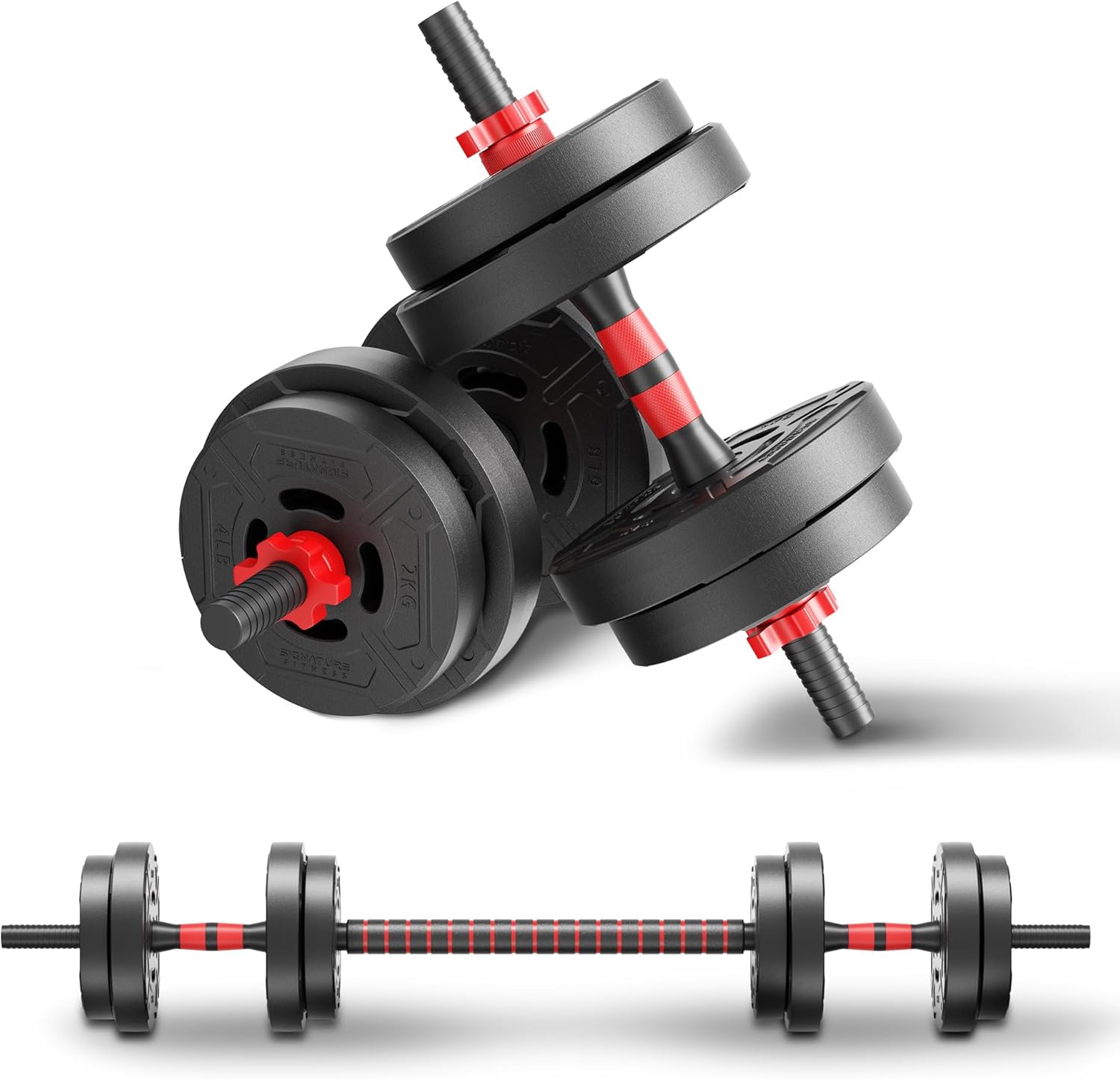 22lb 2-in-1 Adjustable Dumbbel - огляд і ціна Dumbbell Set