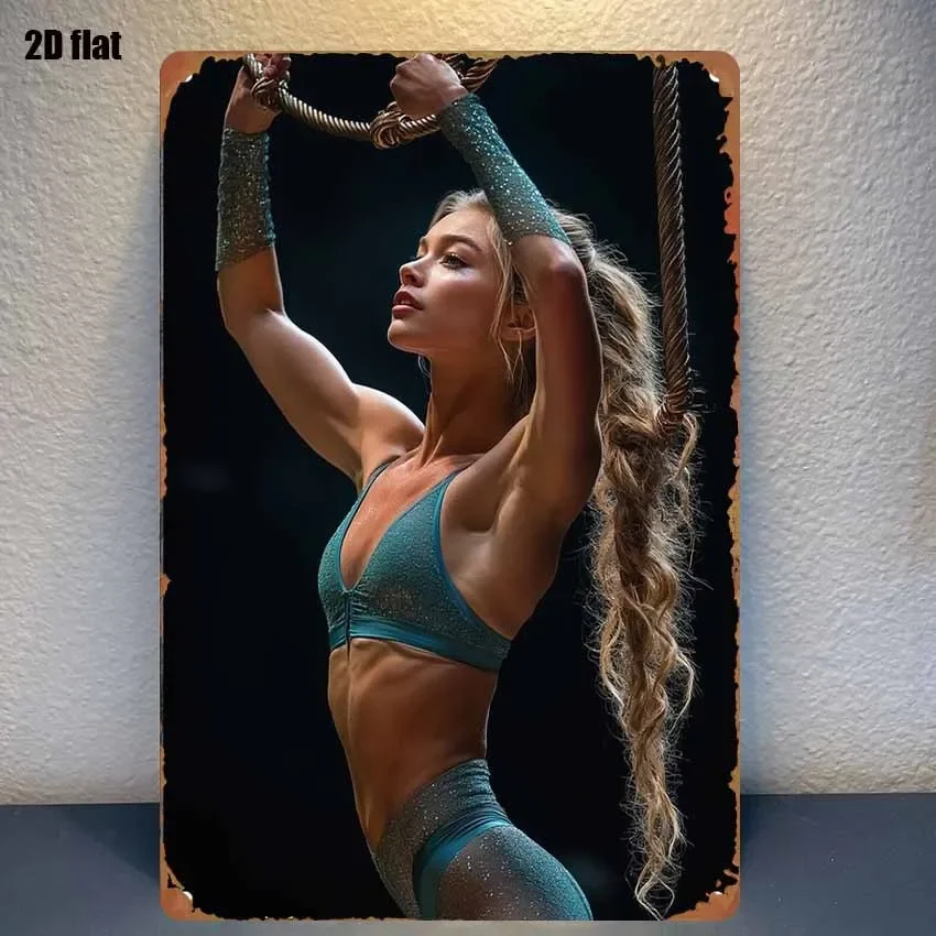 Vintage Iron Muscle Woman Meta - огляд і ціна Sports Equipment Poster