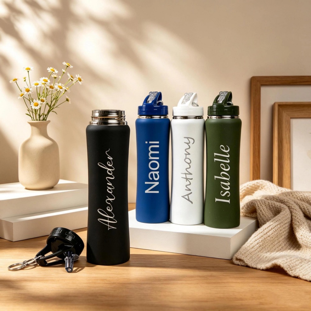 1. Custom Name Soccer Stainles - огляд і ціна Sports Water Bottle Insulated
