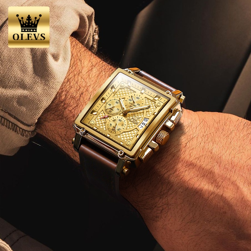 OLEVS Brand Mens Watches Water - огляд і ціна Resistance Band