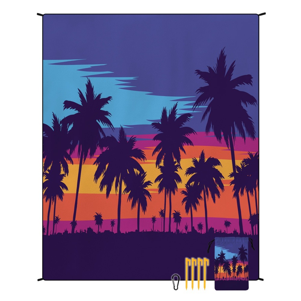 Palm Tree Beach Towel 71x86.6i - огляд і ціна Yoga Mat