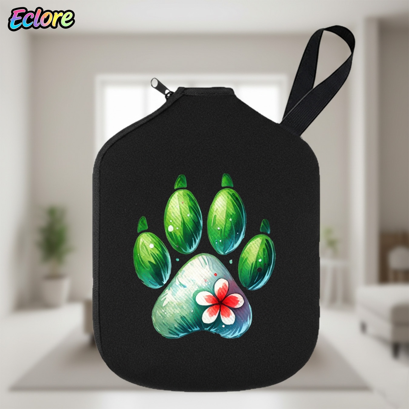 Green Watercolor Paw Print Pad - огляд і ціна Tennis Racket